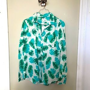 J.Crew Factory 100% cotton button down Size S NWT